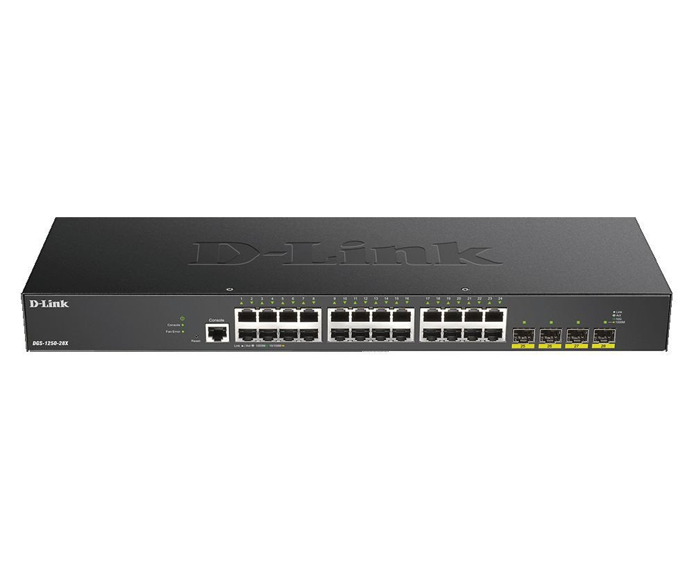 D-Link DGS-1250-28X Managed L3 Gigabit Ethernet Switch - NWT FM SOLUTIONS - YOUR CATERING WHOLESALER