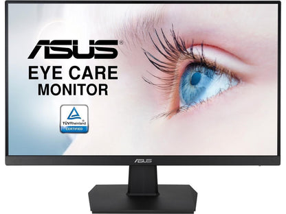 ASUS VA247HE 23.8 Inch 1920 x 1080 Pixels Full HD HDMI DVI VGA Monitor - NWT FM SOLUTIONS - YOUR CATERING WHOLESALER