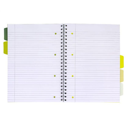 Pukka Recycled Project Book A4 Wirebound 200 Pages Recycled Card Cover (Pack 3) 6050-REC