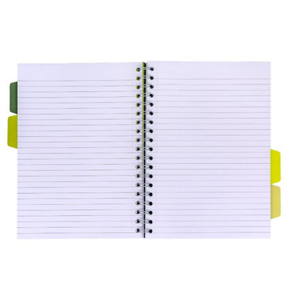 Pukka Recycled Project Book B5 Wirebound 200 Pages Recycled Card Cover (Pack 3) 6052-REC