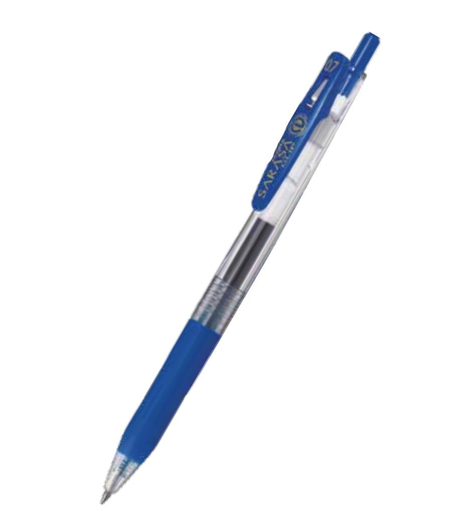 Zebra Sarasa Clip Eco Gel Pen Medium Point Blue (Pack 12) - 14322 - NWT FM SOLUTIONS - YOUR CATERING WHOLESALER