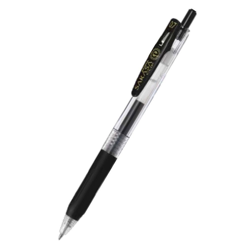 Zebra Sarasa Clip Eco Gel Pen Medium Point Black (Pack 12) - 14321 - NWT FM SOLUTIONS - YOUR CATERING WHOLESALER