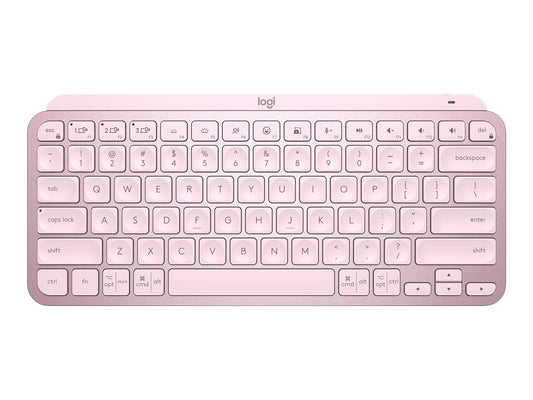 Logitech MX Keys Mini RF Wireless Bluetooth QWERTY English Keyboard Rose Pink - NWT FM SOLUTIONS - YOUR CATERING WHOLESALER