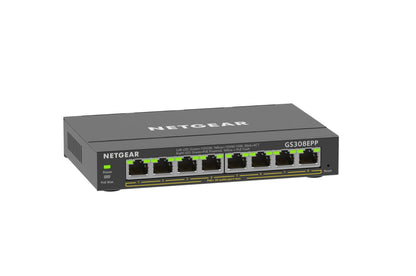 NETGEAR GS308EPP 8 Port Managed L2 L3 Gigabit Ethernet Power over Ethernet Network Switch
