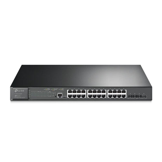 TP-Link JetStream 24-Port Gigabit and 4-Port 10GE SFP Plus L2 Managed Switch - NWT FM SOLUTIONS - YOUR CATERING WHOLESALER