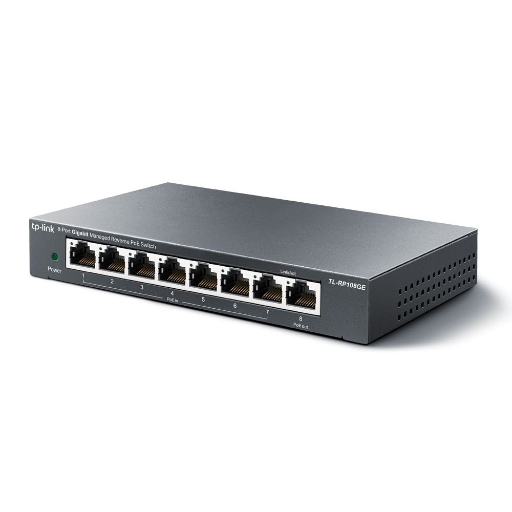 TP-Link 8-Port Gigabit Managed Reverse PoE Switch