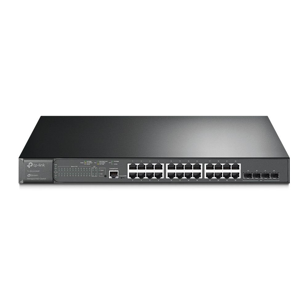 TP-Link JetStream 28-Port Gigabit L2 Managed Switch - NWT FM SOLUTIONS - YOUR CATERING WHOLESALER