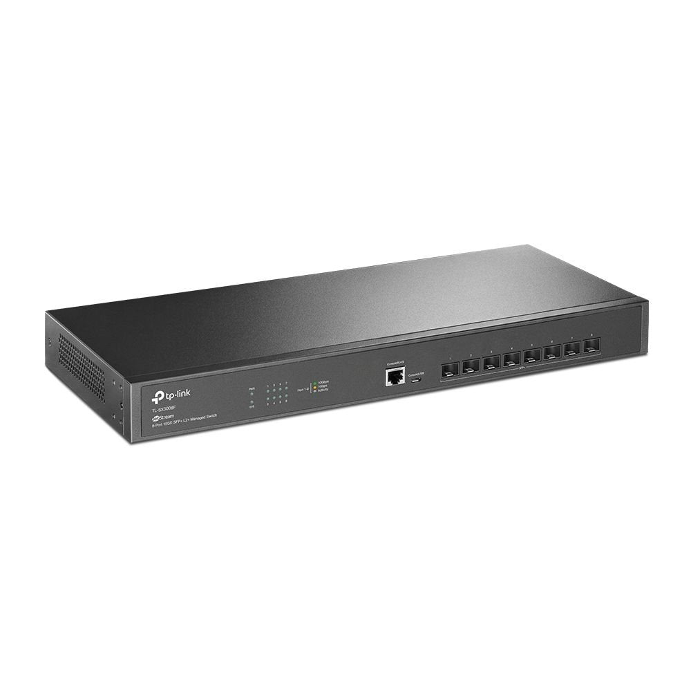 TP-Link JetStream 8-Port 10GE SFP Plus L2 Plus Managed Switch