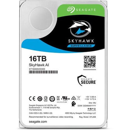 Seagate Surveillance SkyHawk AI 16TB 3.5 Inch SATA III Internal Hard Drive