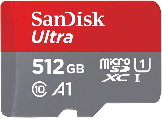 SanDisk Ultra 512GB MicroSDXC UHS-I Class 10 Memory Card and Adapter - NWT FM SOLUTIONS - YOUR CATERING WHOLESALER