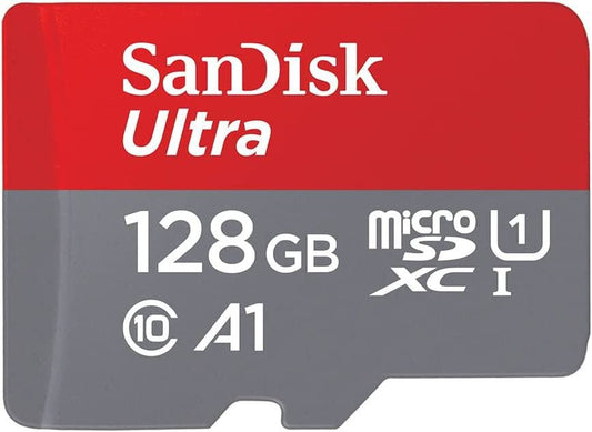 SanDisk Ultra 128GB MicroSDXC UHS-I Class 10 Memory Card and Adapter - NWT FM SOLUTIONS - YOUR CATERING WHOLESALER