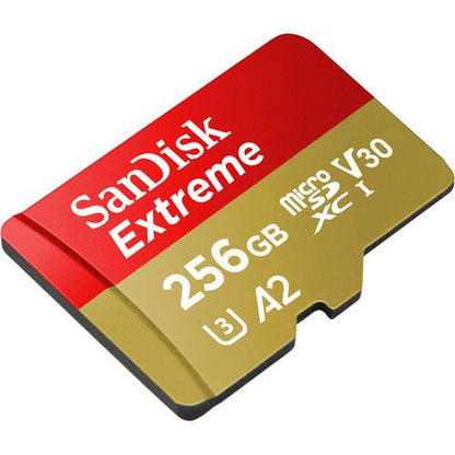 SanDisk Extreme 256GB MicroSDXC UHS-I Class 10 Memory Card