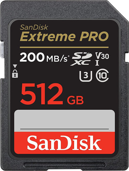 SanDisk Extreme PRO 512GB MicroSDXC UHS-I Class 10 Memory Card - NWT FM SOLUTIONS - YOUR CATERING WHOLESALER