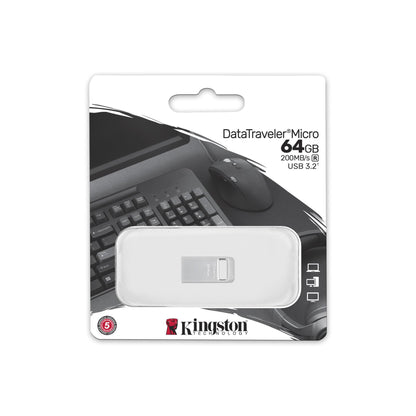 Kingston Technology DataTraveler 64GB Micro USB-A Flash Drive