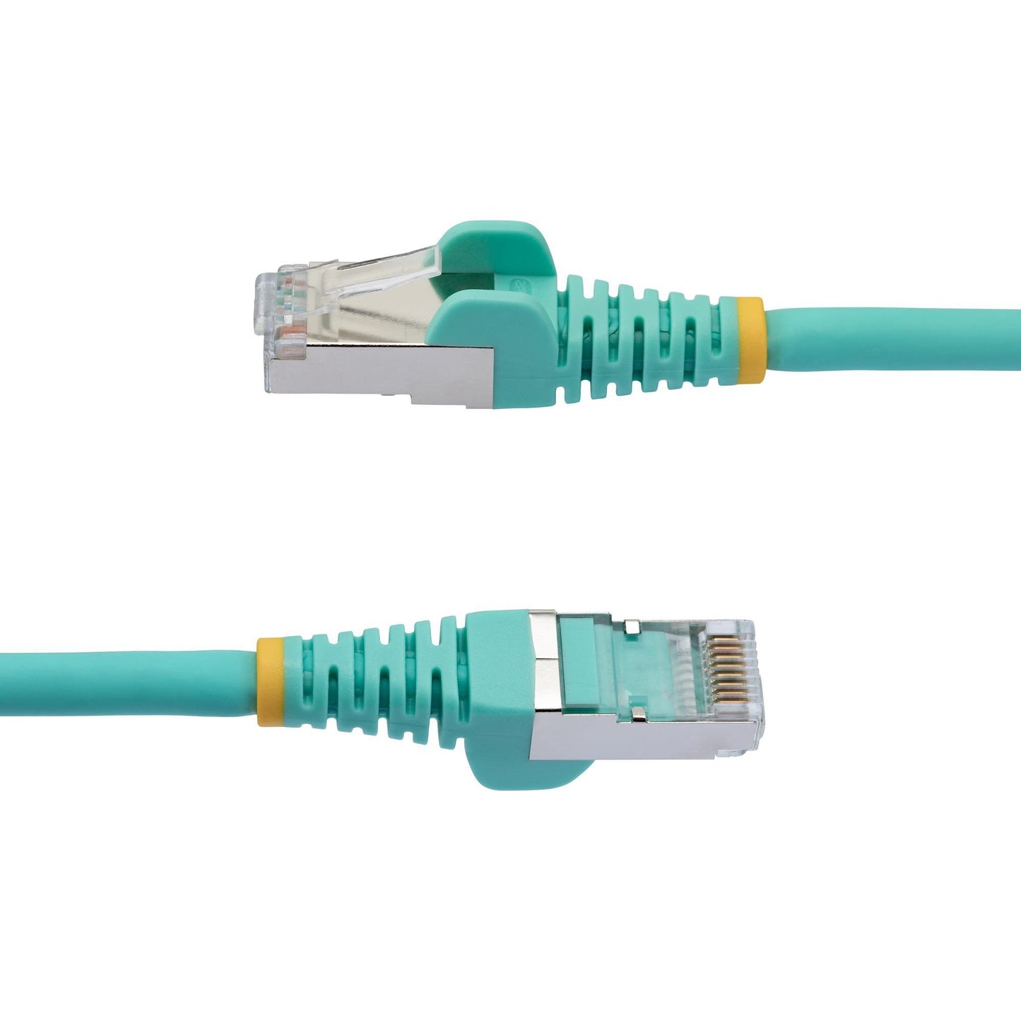 StarTech.com 7m CAT6a Snagless RJ45 Ethernet Aqua Cable with Strain Reliefs