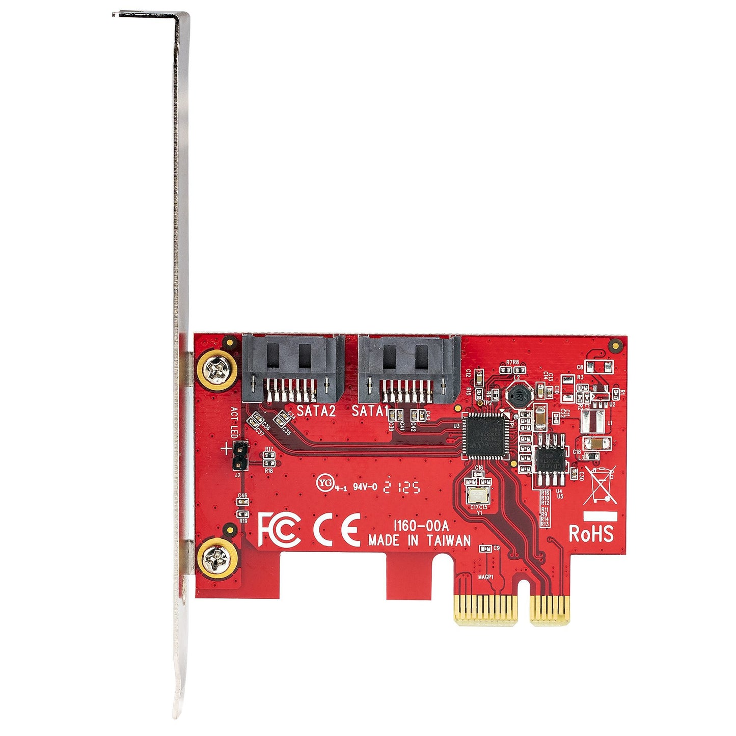 StarTech.com 2 Port 6Gbps PCIe SATA Expansion Card