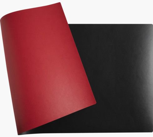 Exacompta Home Office Desk Mats 43x90cm Black/Red 29161E - NWT FM SOLUTIONS - YOUR CATERING WHOLESALER