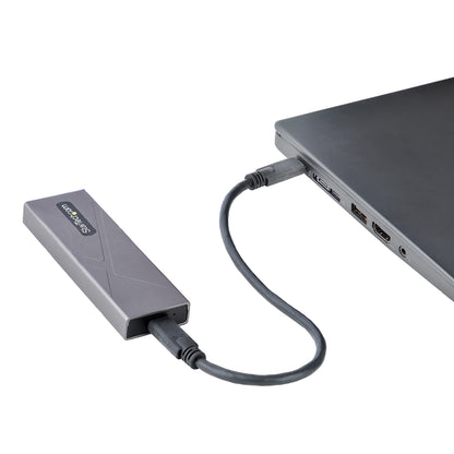 StarTech.com USB-C 10Gbps to M.2 NVMe or M.2 SATA SSD Enclosure Tool-free