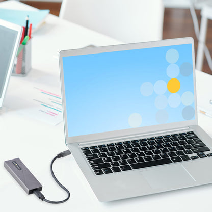 StarTech.com USB-C 10Gbps to M.2 NVMe or M.2 SATA SSD Enclosure Tool-free