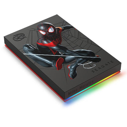 Seagate Marvel Miles Morales Special Edition 2TB USB 3.0 RGB LED External Hard Drive