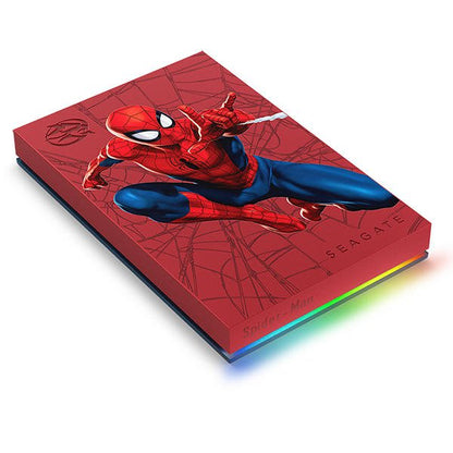 Seagate Marvel Spider Man Special Edition 2TB USB 3.0 RGB LED External Hard Drive