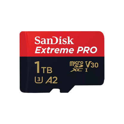 SanDisk Extreme PRO 1TB MicroSDXC UHS-I Class 10 Memory Card and Adapter