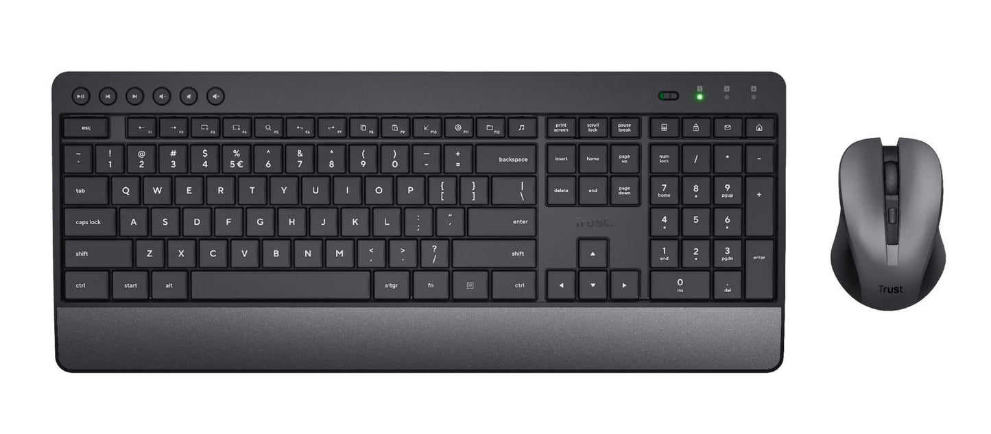 Trust Trezo Comfort Wireless Keyboard and Mouse - NWT FM SOLUTIONS - YOUR CATERING WHOLESALER