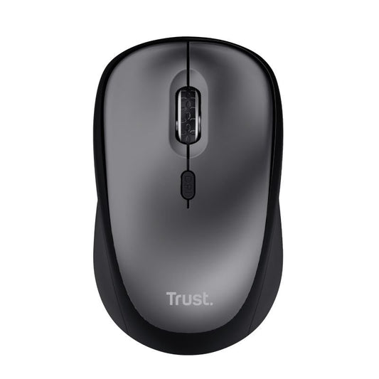 Trust Yvi Plus 1600 DPI Optical RF Wireless Optical Black Eco Mouse - NWT FM SOLUTIONS - YOUR CATERING WHOLESALER