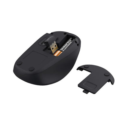 Trust Yvi Plus 1600 DPI Optical RF Wireless Optical Black Eco Mouse