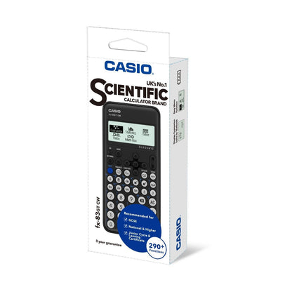 Casio Classwiz Scientific Calculator Black  FX-83GTCW-W-UT