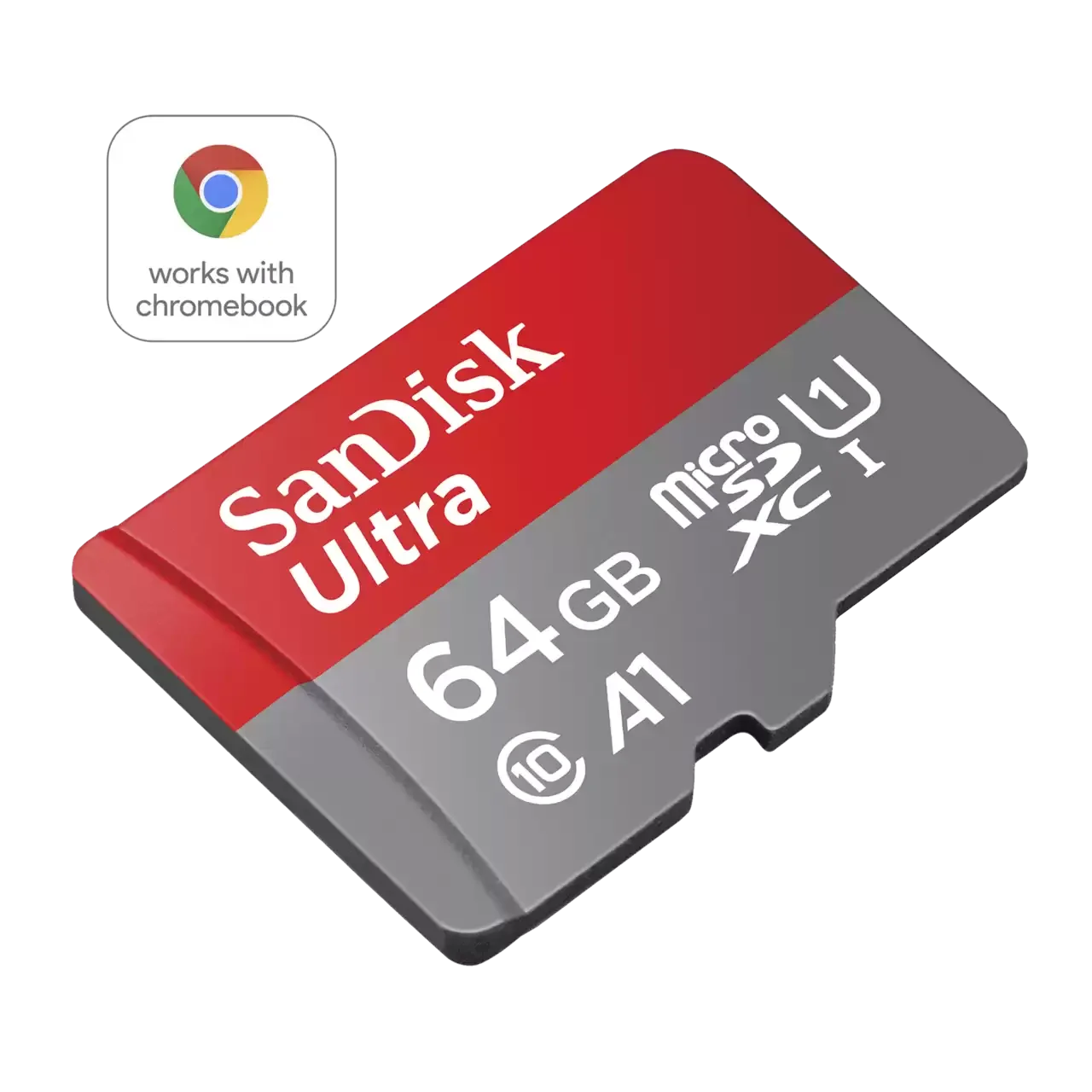 SanDisk Ultra 64GB MicroSDXC UHS-I Class 10 Memory Card for Chromebook