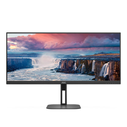 AOC V5 U34V5C 34 Inch 3440 x 1440 Pixels UltraWide Quad HD VA Panel HDMI DisplayPort Monitor - NWT FM SOLUTIONS - YOUR CATERING WHOLESALER