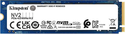 Kingston Technology NV2 M.2 500GB PCI Express 4.0 NVMe Internal Solid State Drive - NWT FM SOLUTIONS - YOUR CATERING WHOLESALER