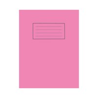 Silvine 9x7 inch/229x178mm Exercise Book Plain Pink 80 Pages (Pack 10) - EX112 - NWT FM SOLUTIONS - YOUR CATERING WHOLESALER