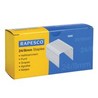 Rapesco 24/8mm Galvanised Staples (Pack 5000) - S24807Z3 - NWT FM SOLUTIONS - YOUR CATERING WHOLESALER