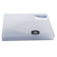 Rapesco 40mm Rigid Wallet Box File A4 Clear - 0711 - NWT FM SOLUTIONS - YOUR CATERING WHOLESALER