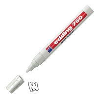 edding 750 Paint Marker Bullet Tip 2-4mm Line White (Pack 10) - 4-750049 - NWT FM SOLUTIONS - YOUR CATERING WHOLESALER