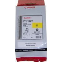 Canon PFI102Y Yellow Standard Capacity Ink Cartridge 130ml - 0898B001 - NWT FM SOLUTIONS - YOUR CATERING WHOLESALER