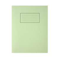 Silvine 9x7 inch/229x178mm Exercise Book Ruled Green 80 Pages (Pack 10) - EX102 - NWT FM SOLUTIONS - YOUR CATERING WHOLESALER