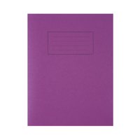 Silvine 9x7 inch/229x178mm Exercise Book Ruled Purple 80 Pages (Pack 10) - EX100 - NWT FM SOLUTIONS - YOUR CATERING WHOLESALER