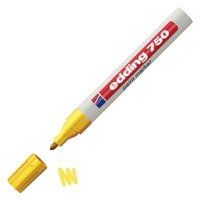 edding 750 Paint Marker Bullet Tip 2-4mm Line Yellow (Pack 10) - 4-750005 - NWT FM SOLUTIONS - YOUR CATERING WHOLESALER