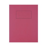 Silvine 9x7 inch/229x178mm Exercise Book Ruled Red 80 Pages (Pack 10) - EX101 - NWT FM SOLUTIONS - YOUR CATERING WHOLESALER