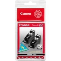 Canon PGI525BK Black Standard Capacity Ink Cartridge 2 x 19ml Twinpack - 4529B010 - NWT FM SOLUTIONS - YOUR CATERING WHOLESALER