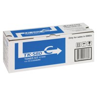 Kyocera TK580C Cyan Toner Cartridge 2.8k pages - 1T02KTCNL0 - NWT FM SOLUTIONS - YOUR CATERING WHOLESALER