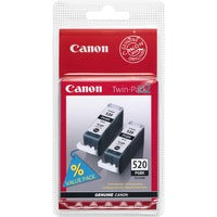 Canon PGI520BK Black Standard Capacity Ink Cartridge 2 x 19ml Twinpack - 2932B012 - NWT FM SOLUTIONS - YOUR CATERING WHOLESALER