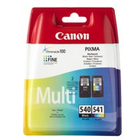 Canon PG540 CL541 Black Tri- Colour Standard Capacity Ink Cartridge Multipack 2 x 8ml (Pack 2) - 5225B006 - NWT FM SOLUTIONS - YOUR CATERING WHOLESALER
