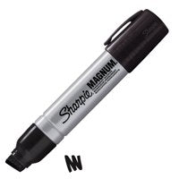 Sharpie Magnum Metal Permanent Marker Chisel Tip 14.8mm Line Black (Pack 12) - S0949850 - NWT FM SOLUTIONS - YOUR CATERING WHOLESALER