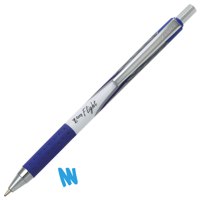 Zebra Z-Grip Flight Ballpoint Pen 1.2mm Tip 0.6mm Line Blue (Pack 12) - 13302 - NWT FM SOLUTIONS - YOUR CATERING WHOLESALER