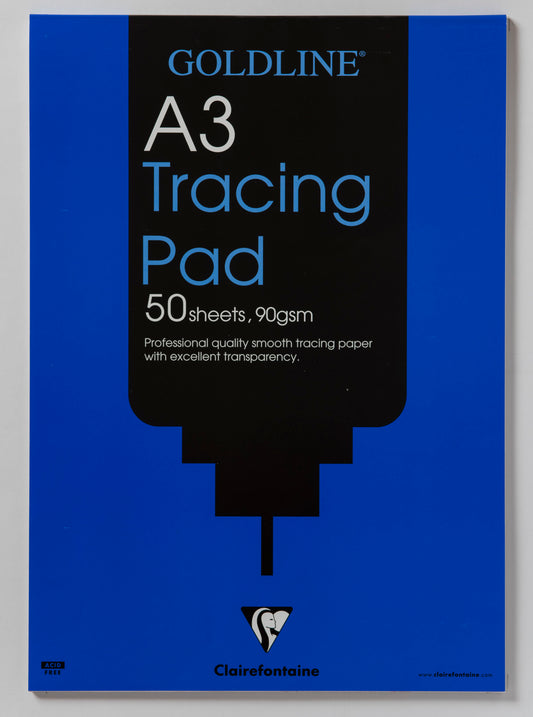 Goldline A3 Professional Tracing Pad 90gsm 50 Sheets GPT1A3Z - NWT FM SOLUTIONS - YOUR CATERING WHOLESALER