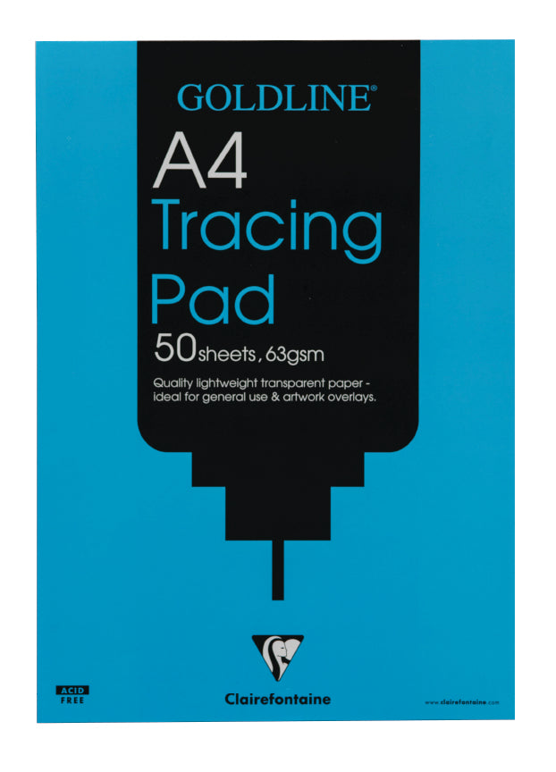 Clairefontaine Goldline Popular A4 Tracing Pad 63gsm 50 Sheets GPT2A4Z - NWT FM SOLUTIONS - YOUR CATERING WHOLESALER